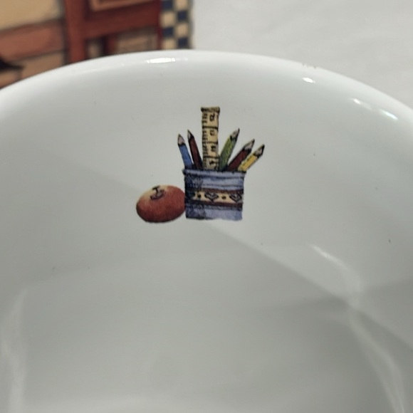 Vintage Teacher’s All Checked Out Coffee Mug Susan Winget #12 Lang & Wise NEW - Picture 7 of 14